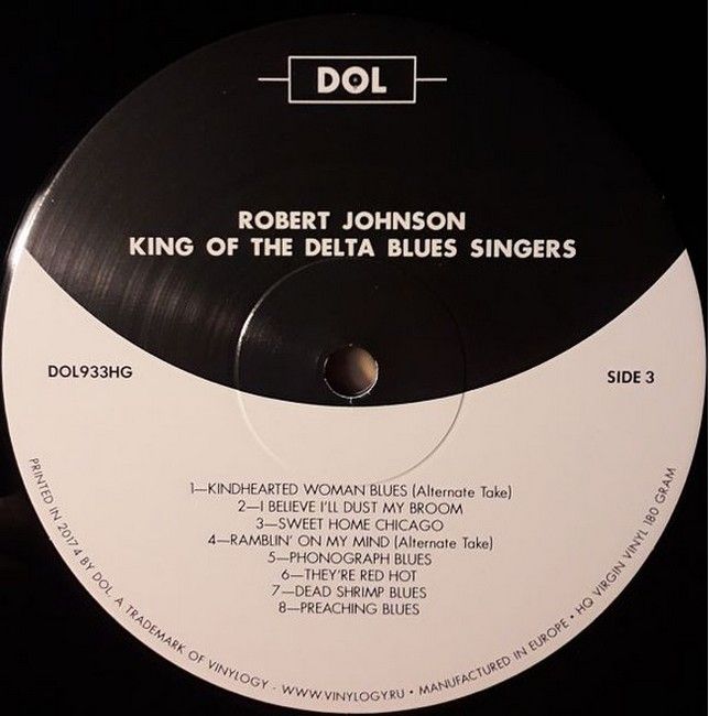 Robert Johnson - King Of The Delta Blues Vol. 1&2 (2LP, Compilation, Reissue, 180 Gram, Gatefold)
