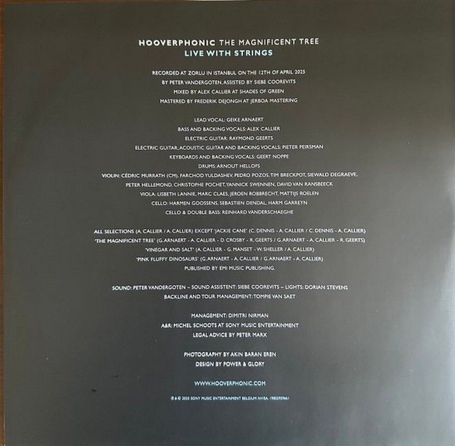 Hooverphonic - The Magnificent Tree - Live With Strings (LP, Transparent, Coloured Vinyl)