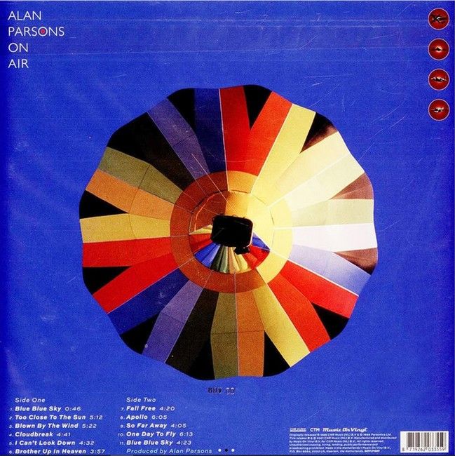 Платівка Alan Parsons – On Air|Алан Парсонс-В ефірі