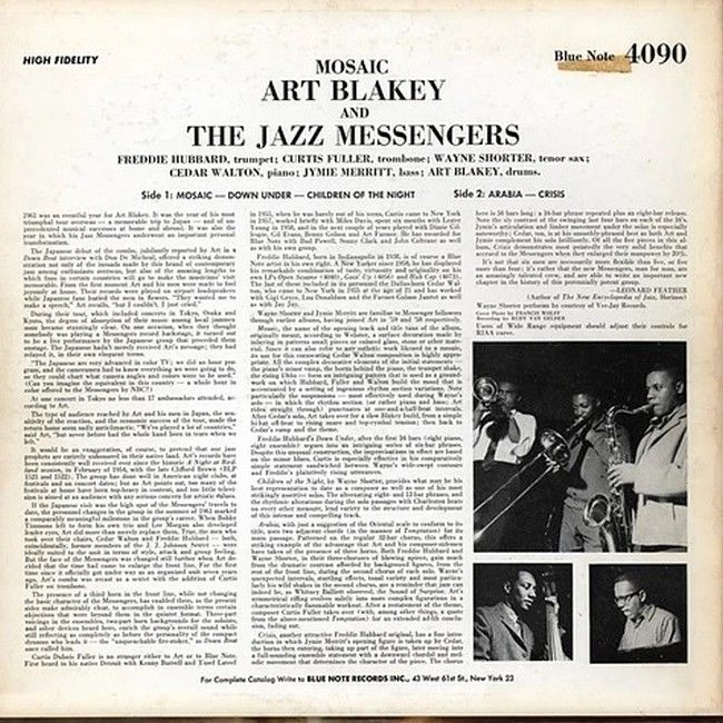 Art Blakey & The Jazz Messengers – Mosaic (LP, Album, Vinyl)
