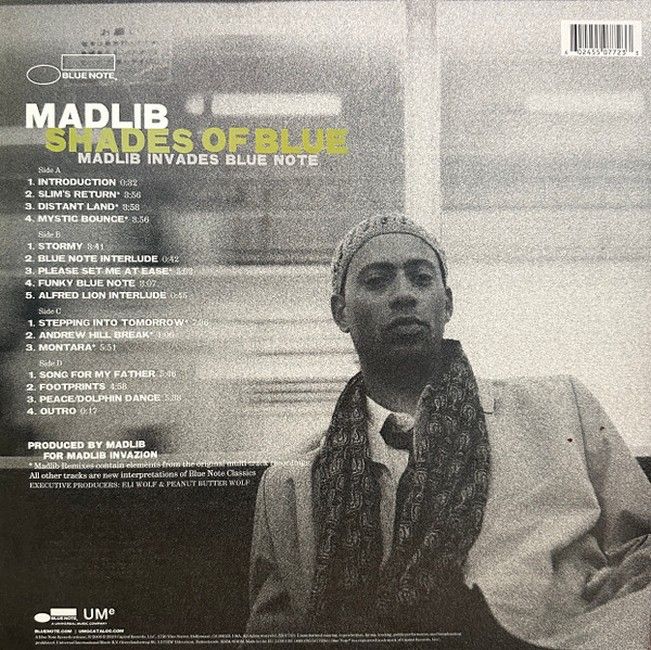 Платівка Madlib – Shades Of Blue (Madlib Invades Blue Note)|Мадліб-Відтінки синього(2xLP)
