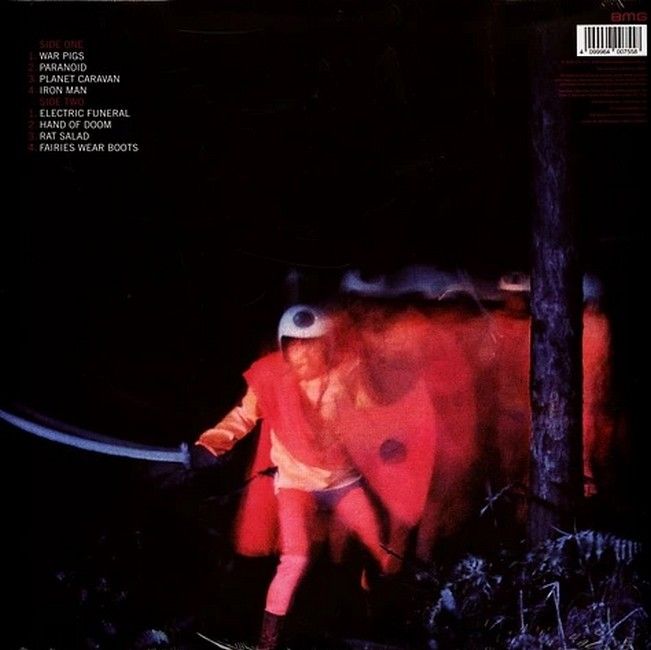 Платівка Black Sabbath – Paranoid|Блек Сабат-Параноїк(Red With Black Splatter Vinyl)