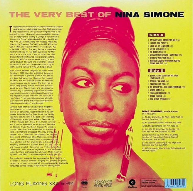 Nina Simone – The Very Best Of Nina Simone (LP, Compilation, Limited Edition, Stereo, Vinyl)