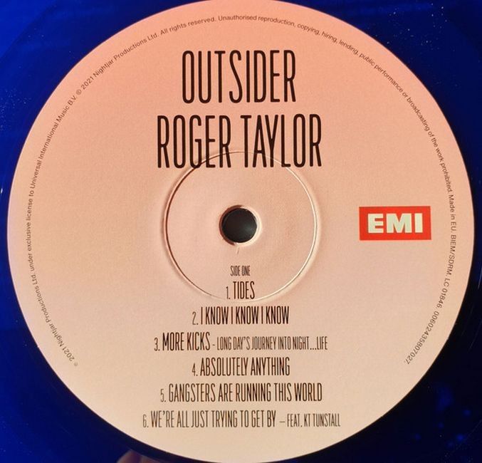 Платівка Roger Taylor – Outsider|Роджер Тейлор-Аутсайдер