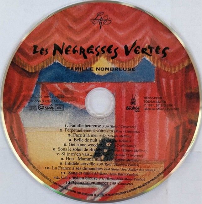 Les Negresses Vertes – Famille Nombreuse (LP, CD, Album, Reissue, Vinyl)