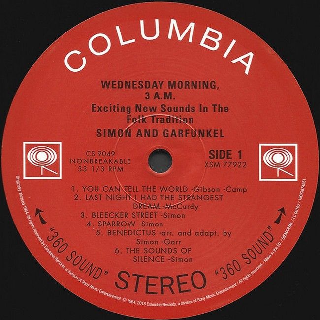 Simon & Garfunkel – Wednesday Morning, 3 A.M. (LP, Album, Reissue, Vinyl)