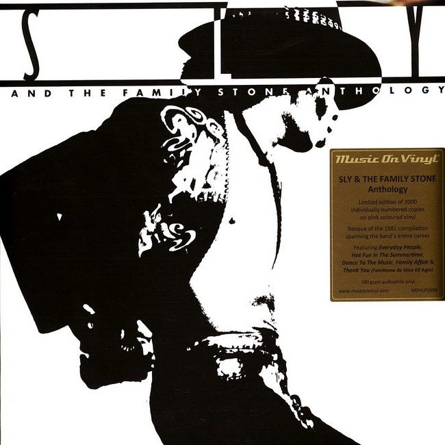 Sly & The Family Stone – Anthology (2LP, Compilation, Limited Edition, Numbered, Reissue, Pink Translucent Vinyl)