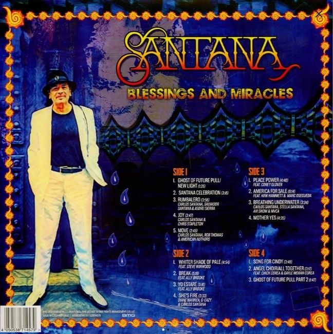 Платівка Santana – Blessings And Miracles|Сантана-Благословення і чудеса(2xLP)