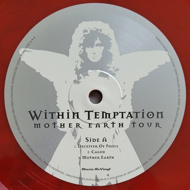 Within Temptation - Mother Earth Tour - Live (LP, Limited Edition, Numbered, Reissue, Red And Black Marbled)