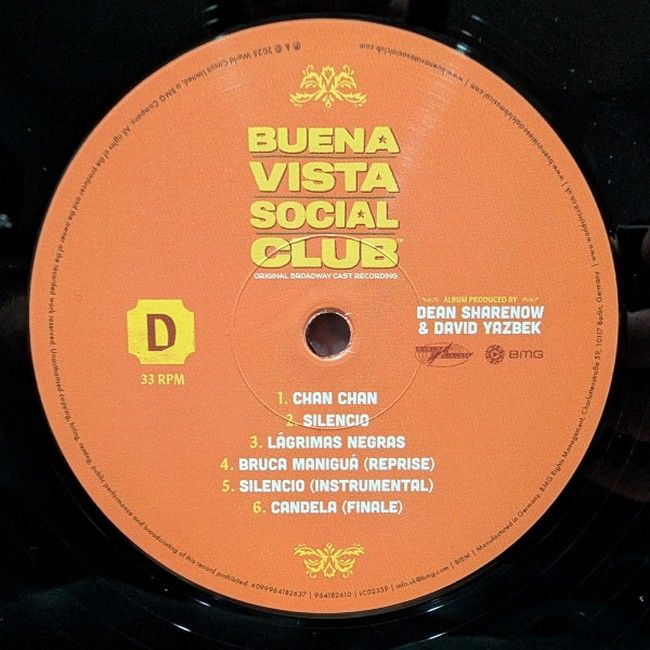 Original Broadway Cast – Buena Vista Social Club (2LP, Original Soundtrack, Vinyl)