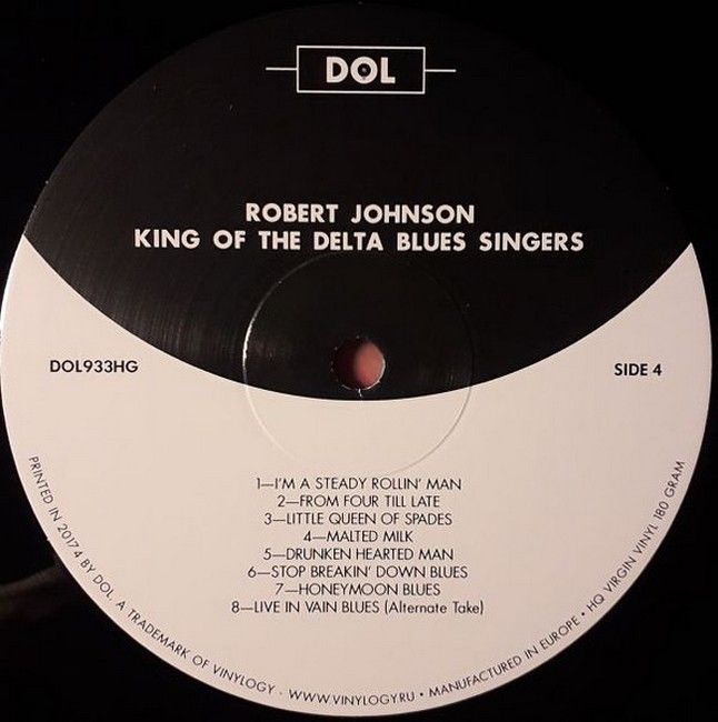 Robert Johnson - King Of The Delta Blues Vol. 1&2 (2LP, Compilation, Reissue, 180 Gram, Gatefold)