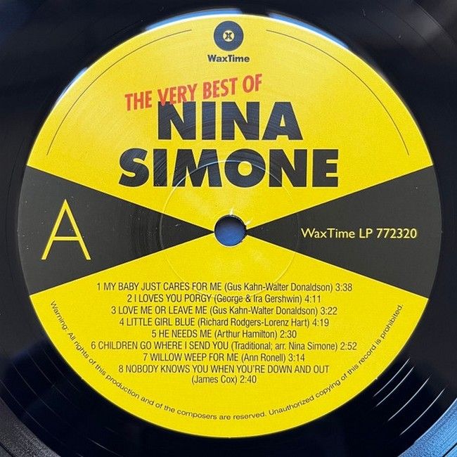 Nina Simone – The Very Best Of Nina Simone (LP, Compilation, Limited Edition, Stereo, Vinyl)