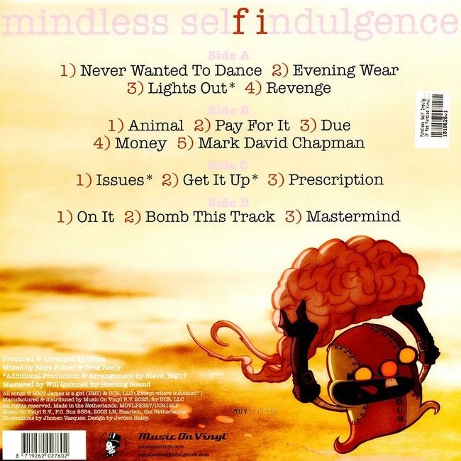 Mindless Self Indulgence – If (2LP, Album, Limited Edition, Numbered, Reissue, Purple & Red Marbled Vinyl)