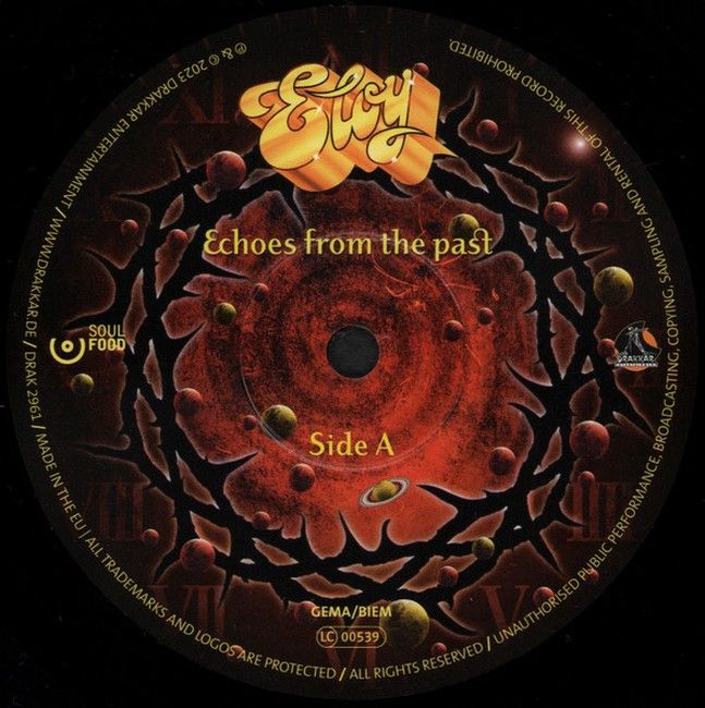 Платівка Eloy – Echoes From The Past|Елой – Відлуння минулого