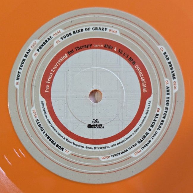 Teddy Swims – I've Tried Everything But Therapy (Part 2) (LP, Album, LP, Album, Tangerine Vinyl)