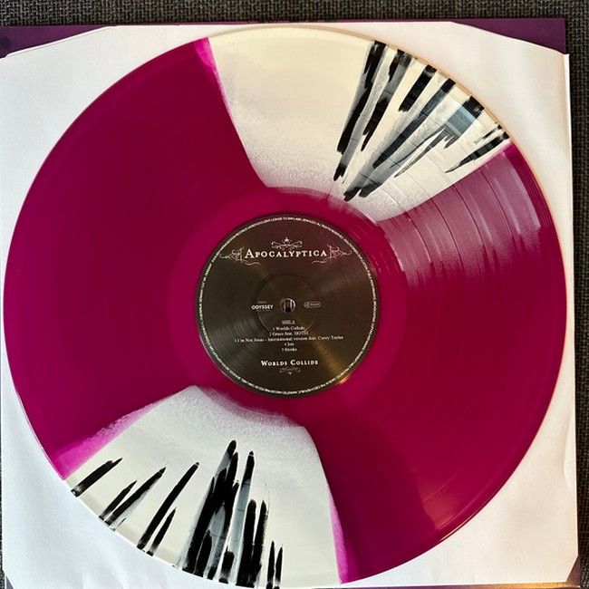 Apocalyptica - Worlds Collide (2LP, Record Store Day, Deluxe Edition, Numbered, Reissue, Purple w/ Black & White Butterly Vinyl)