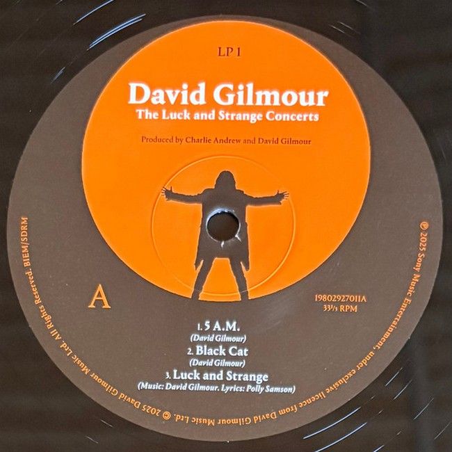 David Gilmour - The Luck and Strange Concerts (4LP, Album, Stereo, Box-Set, Gatefold Sleeve, Slipcase, Vinyl)