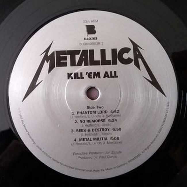 Metallica - Kill 'Em All (LP, Album, Reissue, Remastered, Vinyl)