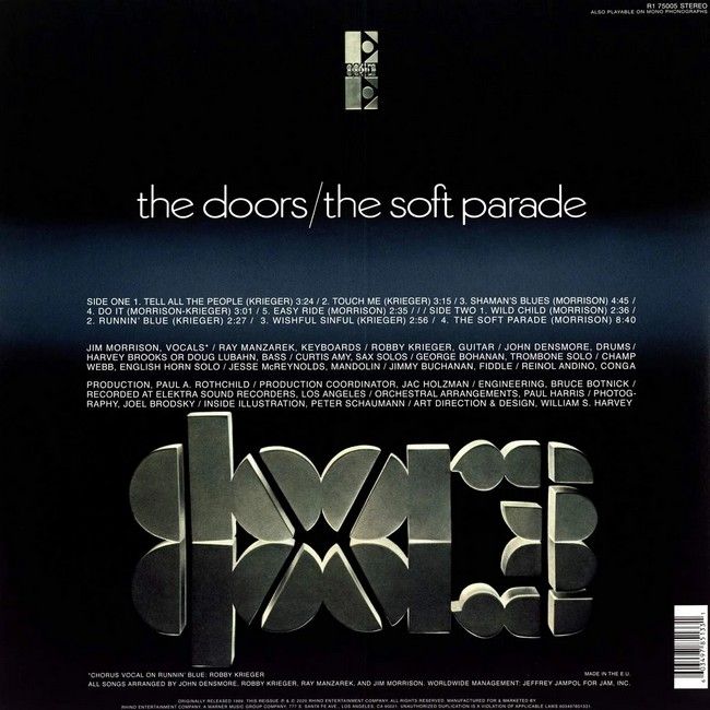 The Doors – The Soft Parade (LP, Album, Reissue, Remastered, Vinyl)