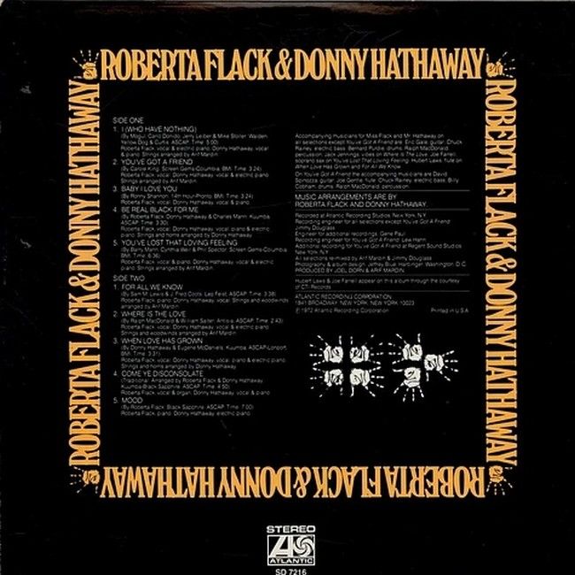 Roberta Flack & Donny Hathaway – Roberta Flack & Donny Hathaway (LP, Album, Reissue, Vinyl)