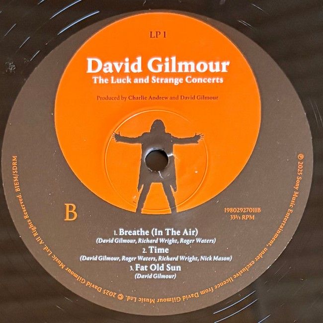 David Gilmour - The Luck and Strange Concerts (4LP, Album, Stereo, Box-Set, Gatefold Sleeve, Slipcase, Vinyl)