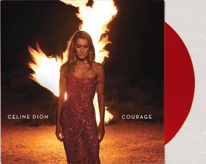 Celine Dion – Courage (2LP, Album, Limited Edition, Ruby Red Vinyl)