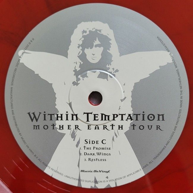 Within Temptation - Mother Earth Tour - Live (LP, Limited Edition, Numbered, Reissue, Red And Black Marbled)