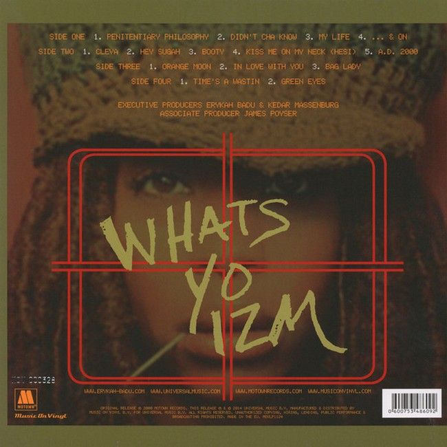 Платівка Erykah Badu – Mama's Gun|Еріка Баду – Мамин пістолет(2xLP,Reissue, Vinyl)