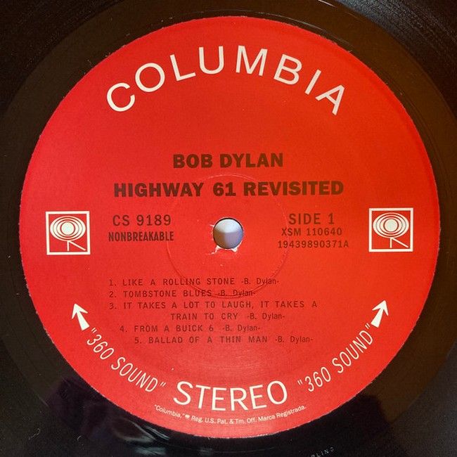 Bob Dylan – Highway 61 Revisited (LP, Album, Reissue, Stereo, VInyl)