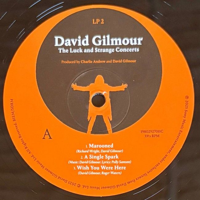 David Gilmour - The Luck and Strange Concerts (4LP, Album, Stereo, Box-Set, Gatefold Sleeve, Slipcase, Vinyl)
