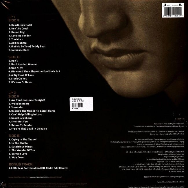 Elvis Presley – ELV1S 30 #1 Hits (2LP, Compilation, Limited Edition, Gold Vinyl)