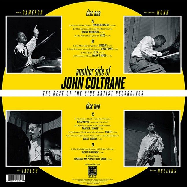 John Coltrane – Another Side Of John Coltrane (2LP, Compilation, Stereo, Mono, 180g, Vinyl)