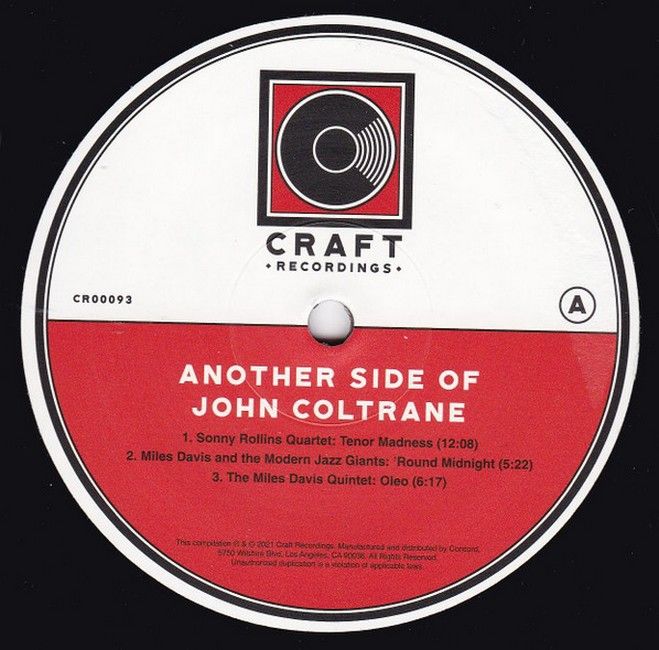 John Coltrane – Another Side Of John Coltrane (2LP, Compilation, Stereo, Mono, 180g, Vinyl)
