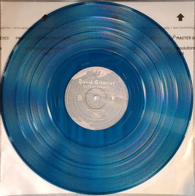 David Gilmour – Luck And Strange (LP, Album, Stereo, Sea Blue Translucent Vinyl)