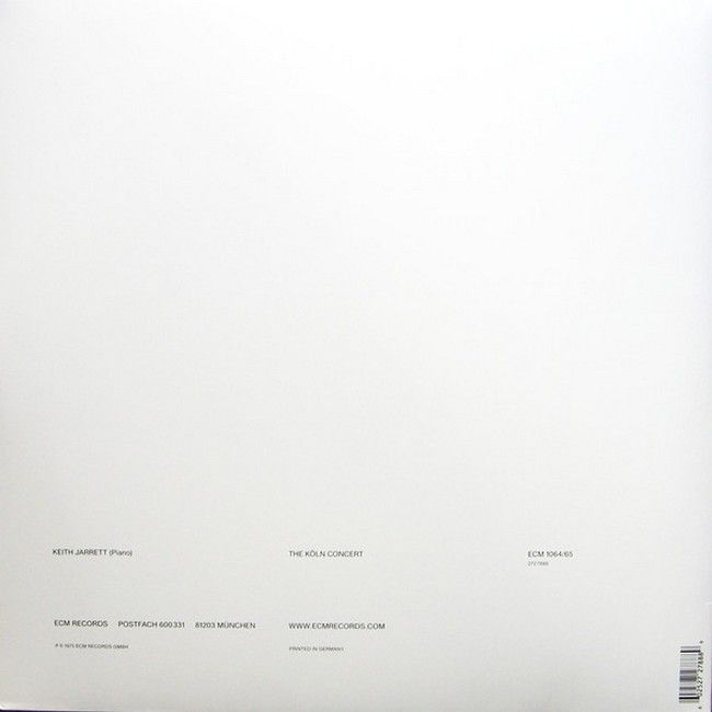 Keith Jarrett – The Koln Concert (2LP, Album, Reissue, Stereo, 180 g, Gatefold, Vinyl)