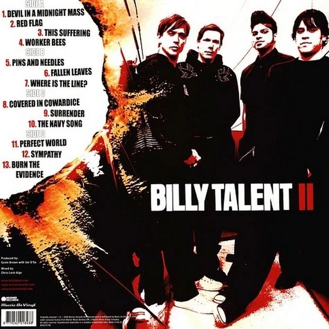 Billy Talent – Billy Talent II (2LP, Album, Reissue, Repress, Vinyl)