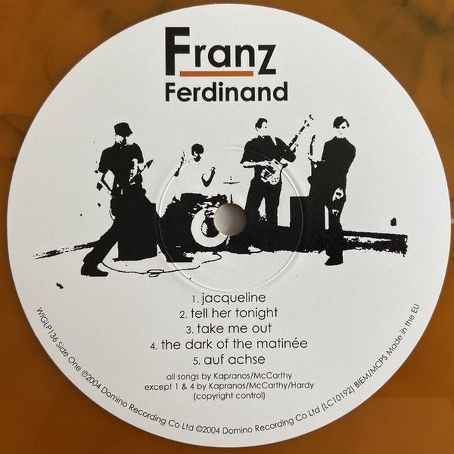 Franz Ferdinand – Franz Ferdinand (LP, Album, Limited Edition, Orange & Black Swirl Vinyl)