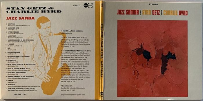 Stan Getz, Charlie Byrd - Jazz Samba (LP, CD, Album, Reissue)