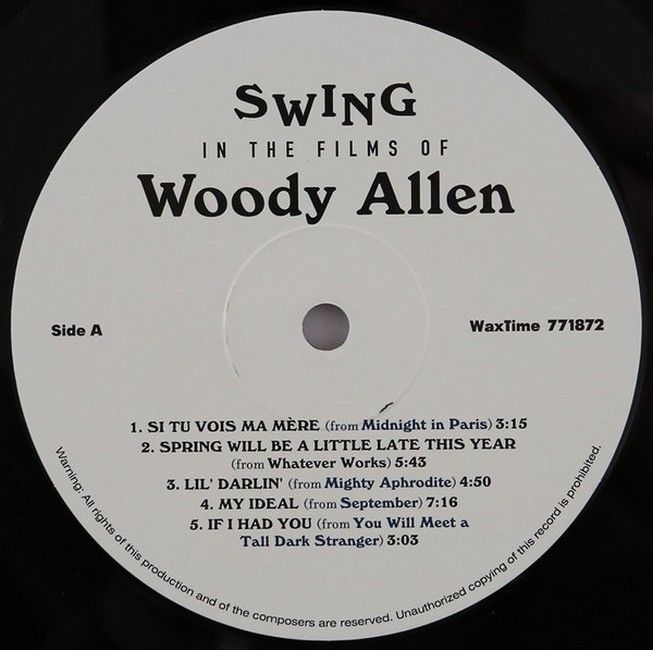 Swing In The Films Of Woody Allen (LP, Compilation, Limited Edition, 180g, Vinyl)