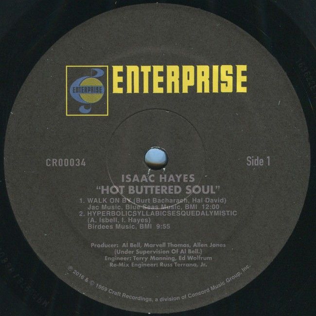 Isaac Hayes – Hot Buttered Soul (LP, Album, Reissue, Remastered, 180 Gram, Vinyl)