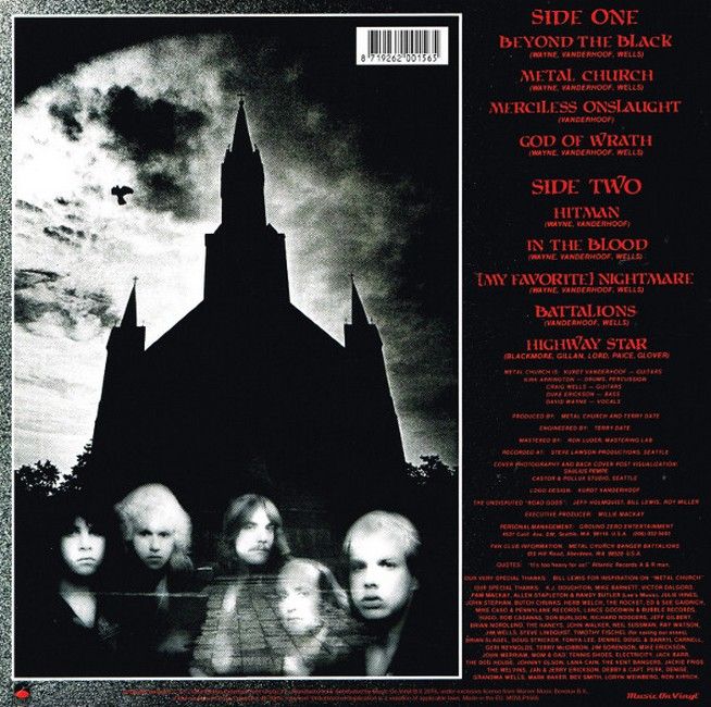 Платівка Metal Church – Metal Church|Металева церква-Металева церква