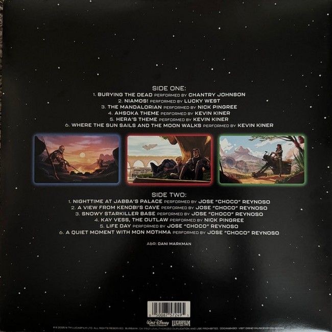 Various - Star Wars Lofi (Music From Vol. 1-3) (LP, Album, Compilation, Limited Edition, Stereo, Translucent Grey With Blue And White Splatter Vinyl)