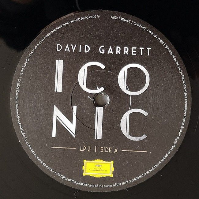 Платівка David Garrett – Iconic|Девід Гаррет-Знаковий(2xLP)