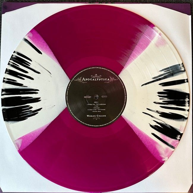 Apocalyptica - Worlds Collide (2LP, Record Store Day, Deluxe Edition, Numbered, Reissue, Purple w/ Black & White Butterly Vinyl)