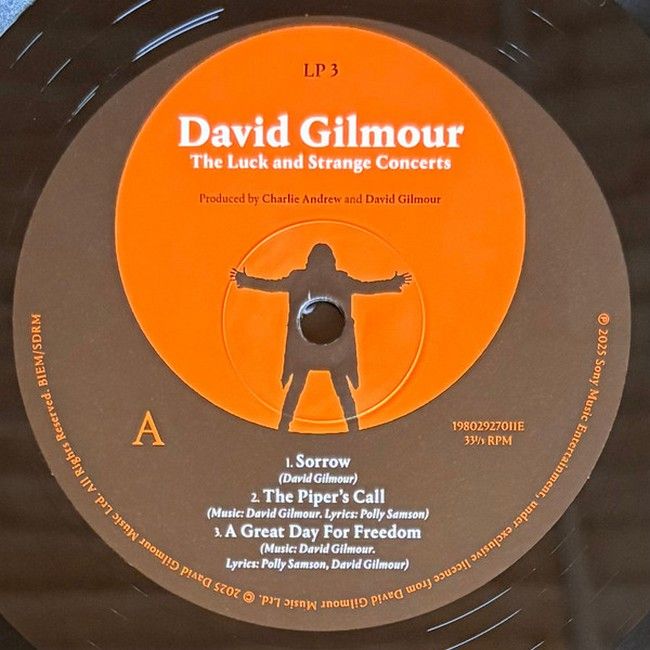 David Gilmour - The Luck and Strange Concerts (4LP, Album, Stereo, Box-Set, Gatefold Sleeve, Slipcase, Vinyl)