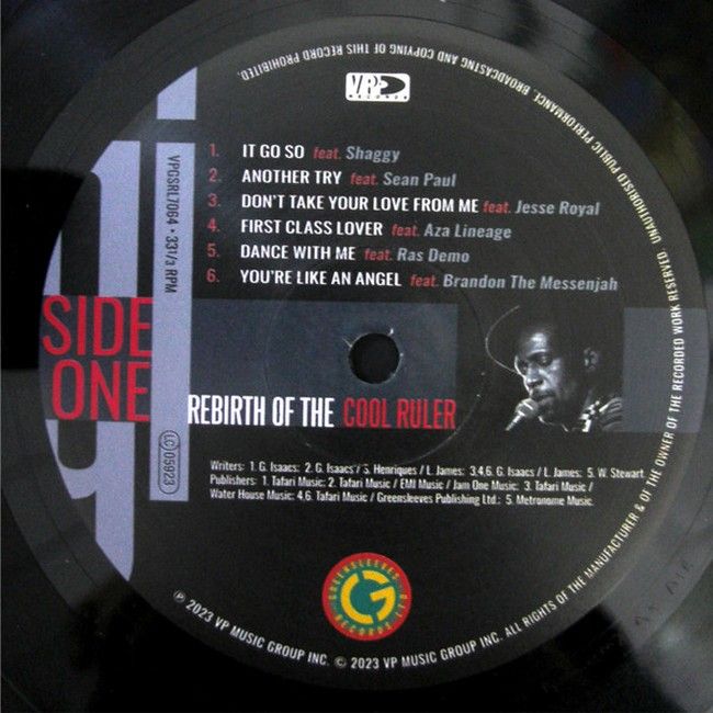 Платівка Gregory Isaacs – Rebirth Of The Cool Ruler|Грегорі Айзекс-Відродження Крутого Правителя