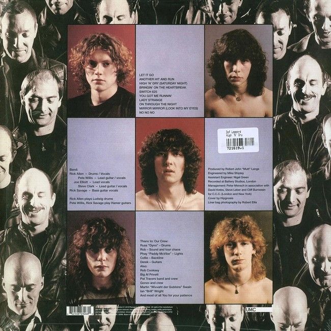 Def Leppard – High 'N' Dry (LP, Album, Vinyl)