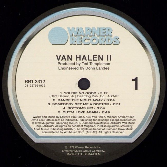 Van Halen – Van Halen II (LP, Album, Vinyl)