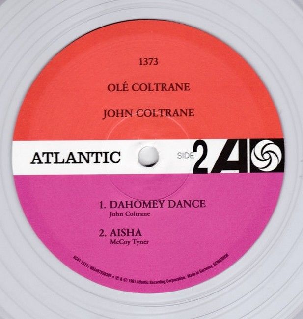 John Coltrane – Ole Coltrane (LP, Album, Clear Vinyl)