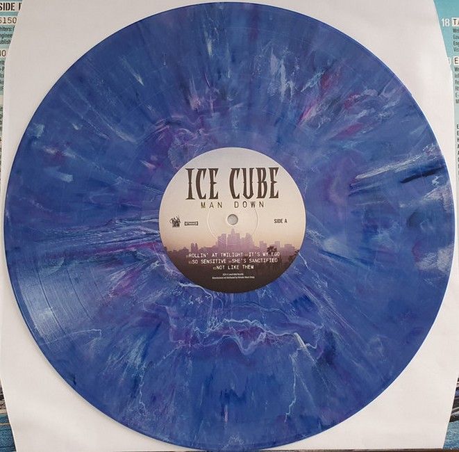 Ice Cube – Man Down (2LP, Limited Edition, Stereo, Blue Marble Vinyl)